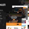Inusti Theme GPL Factory & Industrial WordPress Theme