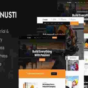 Inusti Theme GPL Factory & Industrial WordPress Theme