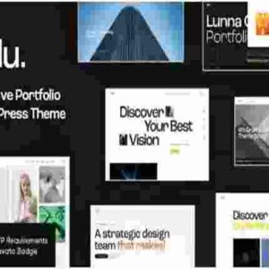 Lunna Theme GPL Creative Portfolio WordPress Theme