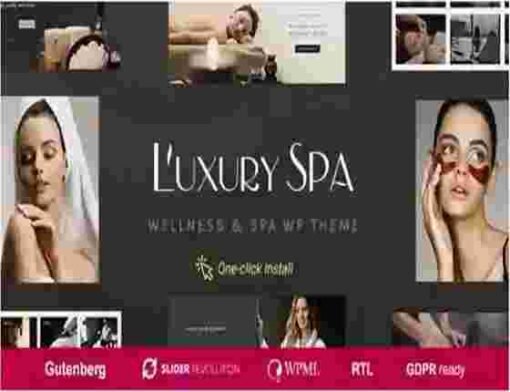 Luxury Spa Theme GPL 1.3.1 Wellness and Beauty WordPress Theme - Best ...