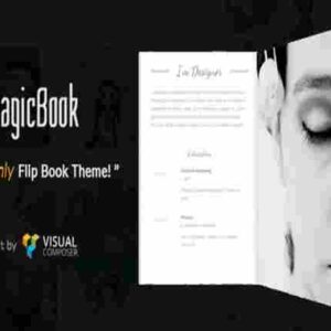MagicBook GPL A 3D Flip Book WordPress Theme