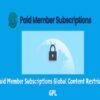 Paid Member Subscriptions Global Content Restriction GPL