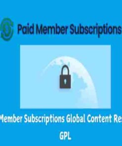Paid Member Subscriptions Global Content Restriction GPL