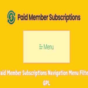 Paid Member Subscriptions Navigation Menu Filtering GPL