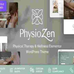 PhysioZen Theme GPL Chiropractor & Physiotherapy Wellness WordPress Theme