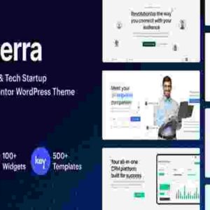 Sierra Theme GPL SaaS & Tech Startup Elementor WordPress Theme