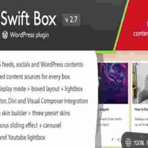 Swift Box GPL WordPress Contents Slider and Viewer