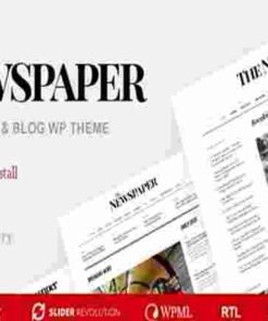 The Newspaper Theme GPL News Magazine Editorial WordPress Theme