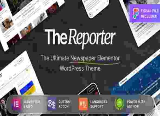 The Reporter Theme GPL 1.2.1 Newspaper Editorial WordPress Theme - Best ...