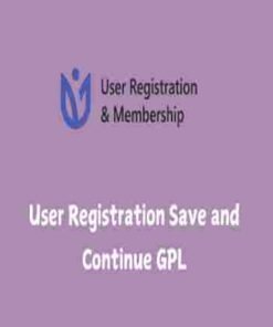 User Registration Save and Continue GPL