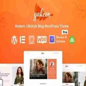 Yakeen Theme GPL Lifestyle Blog WordPress Theme