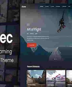 Aztec Theme GPL Video Streaming & Membership Theme
