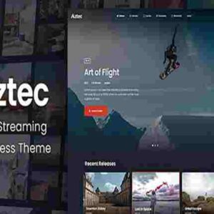 Aztec Theme GPL Video Streaming & Membership Theme