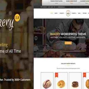 Bakery Theme GPL WordPress Bakery, Cakery & Food Theme