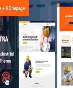 Dustra Theme GPL Factory Industrial & Construction WordPress Theme