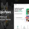 EpicPaws Theme GPL Dog Walking & Pet Services Theme