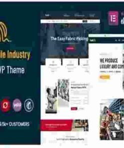 Fablio Theme GPL Textile Industry WordPress Theme