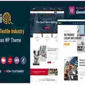 Fablio Theme GPL Textile Industry WordPress Theme