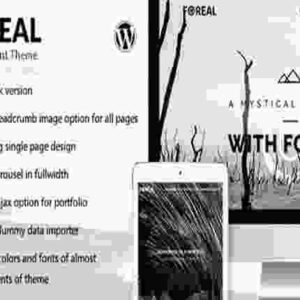 Foreal Theme GPL Director, Writer WordPress Theme