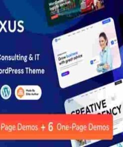 Gixus Theme GPL Business Consulting & IT Agency WordPress