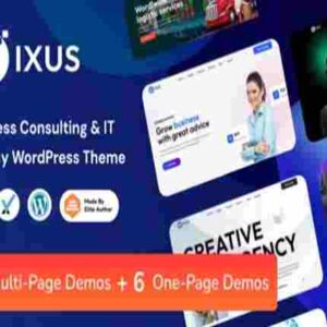 Gixus Theme GPL Business Consulting & IT Agency WordPress