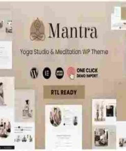Mantra Theme GPL Yoga Fitness WordPress Theme