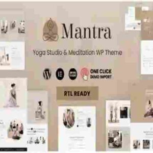 Mantra Theme GPL Yoga Fitness WordPress Theme