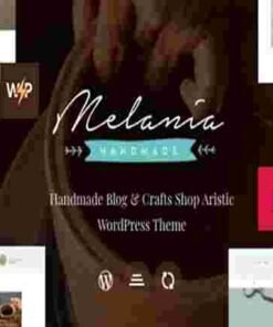 Melania Theme GPL Handmade Blog & Shop WordPress Theme