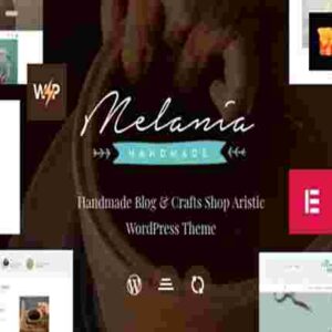 Melania Theme GPL Handmade Blog & Shop WordPress Theme