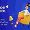 Paper Plane Theme GPL Modern WordPress Blog Theme