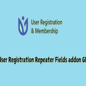 User Registration Repeater Fields addon GPL