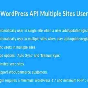 WordPress API Multiple Sites User Sync GPL