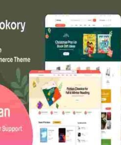 Bookory Theme GPL Book Store WooCommerce Theme