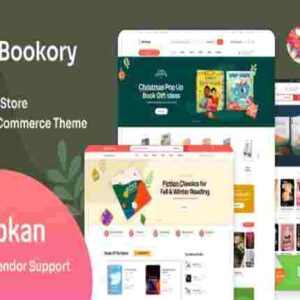 Bookory Theme GPL Book Store WooCommerce Theme