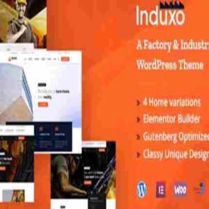 Induxo Theme GPL Industry WordPress Theme