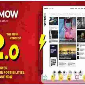 Mow Theme GPL Elementor Blog & Magazine WordPress Theme