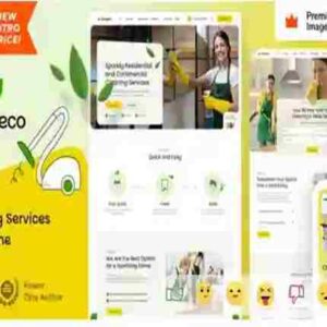 ClanyEco Theme GPL Cleaning Services WordPress Theme