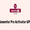Elementor Pro Activatoorr GPL