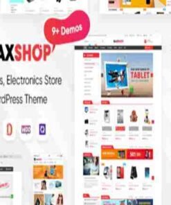 Maxshop Theme GPL Multi-Purpose Responsive WooCommerce Theme