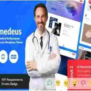 Medeus Theme GPL Medical WordPress Theme