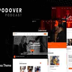 Podover Theme GPL Podcast WordPress Theme