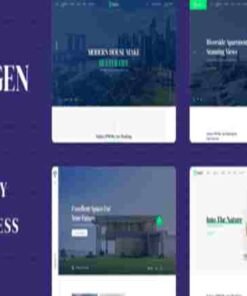 Qxygen Theme GPL Single Property WordPress Theme