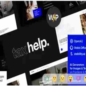 Tax Help Theme GPL Finance & Accounting Adviser Theme