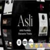 Asli Theme GPL AJAX Portfolio Elementor WordPress Theme