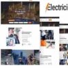 Electrician Theme GPL Electricity Services WordPress Theme