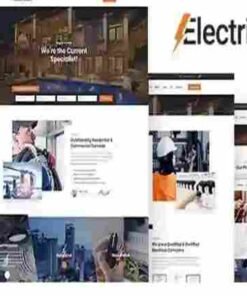 Electrician Theme GPL Electricity Services WordPress Theme