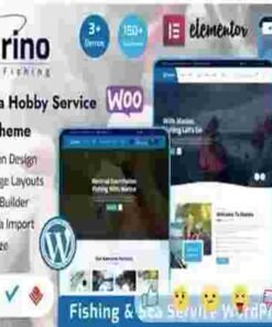 Marino Theme GPL Fishing & Sea Hobby WordPress Theme