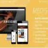 Mediso Theme GPL Corporate One-Page Blogging WP Theme