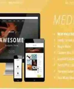 Mediso Theme GPL Corporate One-Page Blogging WP Theme