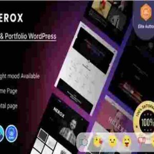 Nerox Theme GPL Agency & Portfolio WordPress Theme